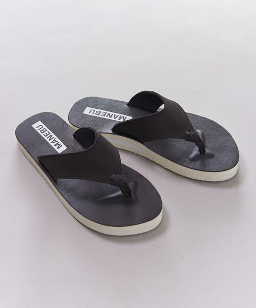 MANEBU(マネブ)の「【別注】 <MANEBU> NUBUK HANAO SANDAL/サンダル(サンダル・メンズ・ブラック・42/43/41)」の14枚目の写真