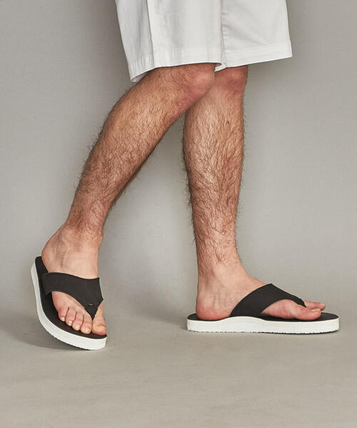 MANEBU(マネブ)の「【別注】 <MANEBU> NUBUK HANAO SANDAL/サンダル(サンダル・メンズ・ブラック・42/43/41)」の20枚目の写真