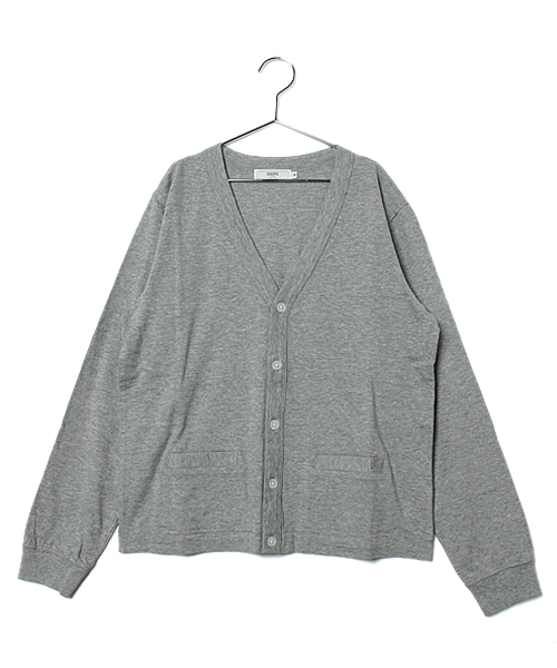 SHIPS(シップス)の「SHIPS KIDS:天竺 カラー カーディガン(junior)(カーディガン/ボレロ・キッズ・グレー/レッド/ブルー・S size/M size)」の2枚目の写真