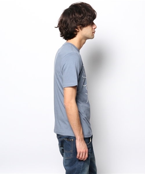 Saturdays NYC（サタデーズ ニューヨークシティ ）の「○SATURDAYS SURF NYC / ON TOP OF EACH OTHER（Tシャツ/カットソー・メンズ・ホワイト/ブルー系その他/イエロー・LARGE/X-SMALL/SMALL/MEDIUM）」の5枚目の写真