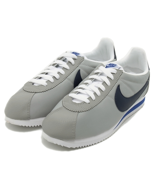 And A（アンドエー）の「NIKE CLASSIC CORTEZ NYLON（スニーカー・メンズ・グレー/ブルー/ブラック・27.0cm/28.0cm/26.0cm）」の2枚目の写真