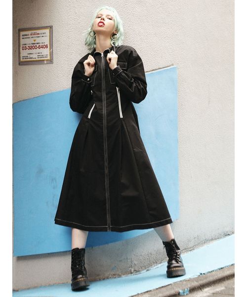 jouetie（ジュエティ）の「カラーステッチワンピース