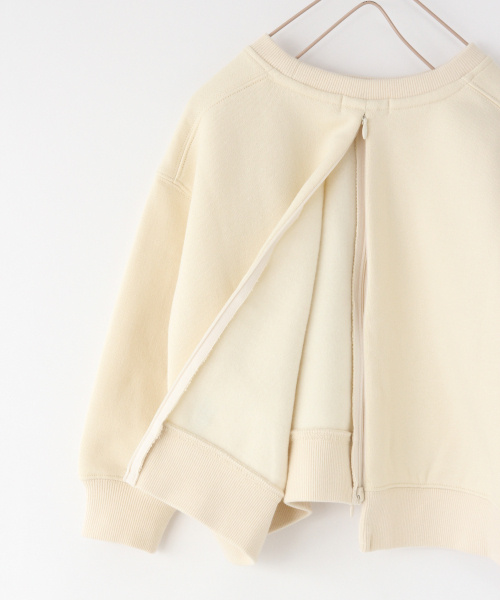 LOWRYS FARM（ローリーズファーム）の「ウラケクルーZIPプルオーバー　855557（スウェット・キッズ・アイボリー/ブラウン/パープル/ベージュ/ブラック/グリーン系その他・110/120/130/MEDIUM/LARGE/X-LARGE）」の15枚目の写真