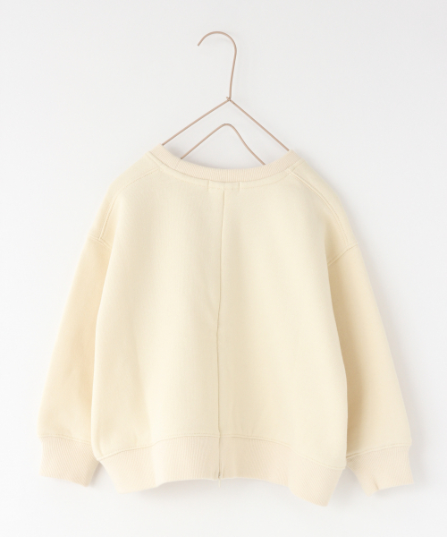 LOWRYS FARM（ローリーズファーム）の「ウラケクルーZIPプルオーバー　855557（スウェット・キッズ・アイボリー/ブラウン/パープル/ベージュ/ブラック/グリーン系その他・110/120/130/MEDIUM/LARGE/X-LARGE）」の8枚目の写真