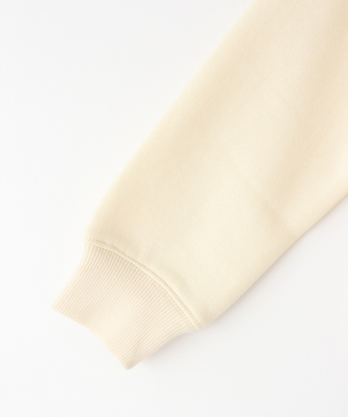 LOWRYS FARM（ローリーズファーム）の「ウラケクルーZIPプルオーバー　855557（スウェット・キッズ・アイボリー/ブラウン/パープル/ベージュ/ブラック/グリーン系その他・110/120/130/MEDIUM/LARGE/X-LARGE）」の11枚目の写真