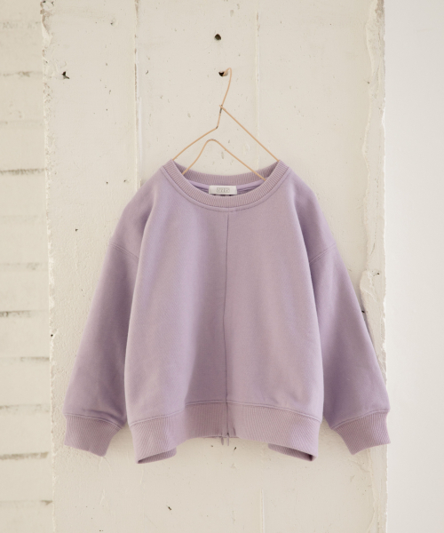 LOWRYS FARM（ローリーズファーム）の「ウラケクルーZIPプルオーバー　855557（スウェット・キッズ・アイボリー/ブラウン/パープル/ベージュ/ブラック/グリーン系その他・110/120/130/MEDIUM/LARGE/X-LARGE）」の18枚目の写真