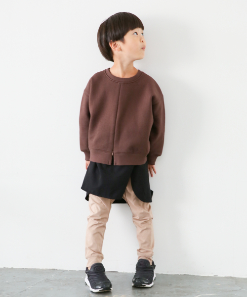 LOWRYS FARM（ローリーズファーム）の「ウラケクルーZIPプルオーバー　855557（スウェット・キッズ・アイボリー/ブラウン/パープル/ベージュ/ブラック/グリーン系その他・110/120/130/MEDIUM/LARGE/X-LARGE）」の17枚目の写真