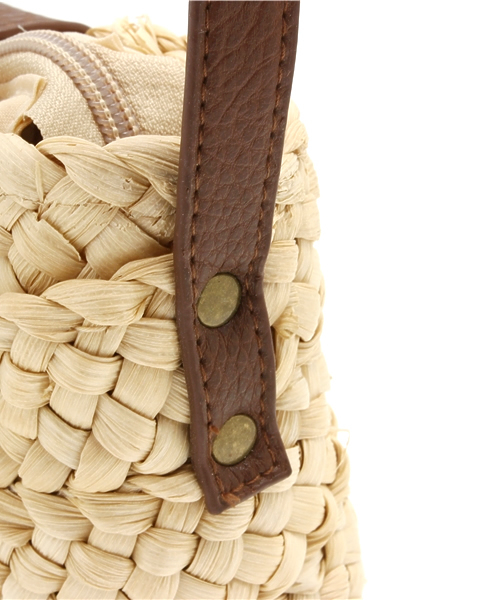 Kastane（カスタネ）の「【Le voyage en panier】ショルダーバッグ（かごバッグ・レディース・ベージュ・FREE）」の3枚目の写真