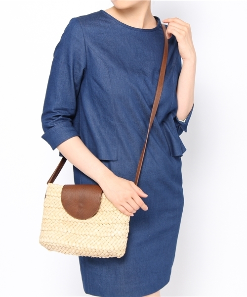 Kastane（カスタネ）の「【Le voyage en panier】ショルダーバッグ（かごバッグ・レディース・ベージュ・FREE）」の7枚目の写真