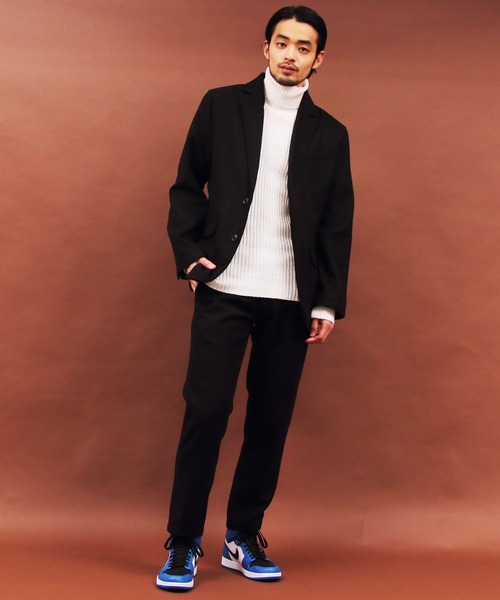 Beautiful Harmony（ビューティフルハーモニー）の「メルトンテーラードジャケット（テーラードジャケット・メンズ・チャコールグレー/ブラック/ネイビー/その他/その他1/ライトベージュ・MEDIUM/X-LARGE/LARGE）」の7枚目の写真