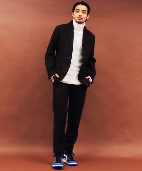 Beautiful Harmony（ビューティフルハーモニー）の「メルトンテーラードジャケット（テーラードジャケット・メンズ・チャコールグレー/ブラック/ネイビー/その他/その他1/ライトベージュ・MEDIUM/X-LARGE/LARGE）」の8枚目の写真