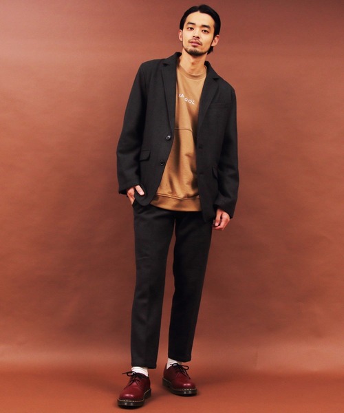 Beautiful Harmony（ビューティフルハーモニー）の「メルトンテーラードジャケット（テーラードジャケット・メンズ・チャコールグレー/ブラック/ネイビー/その他/その他1/ライトベージュ・MEDIUM/X-LARGE/LARGE）」の11枚目の写真