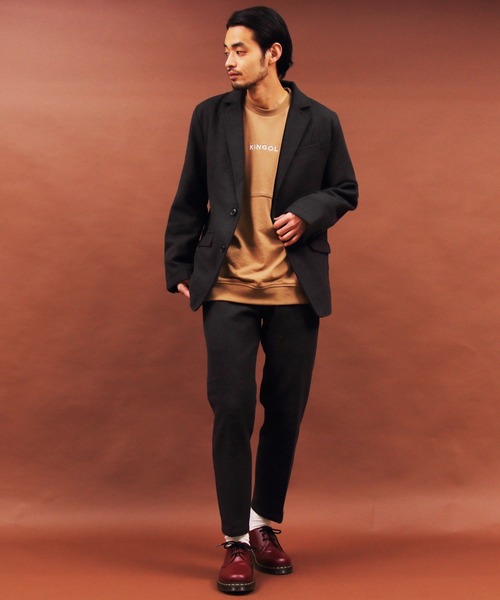 Beautiful Harmony（ビューティフルハーモニー）の「メルトンテーラードジャケット（テーラードジャケット・メンズ・チャコールグレー/ブラック/ネイビー/その他/その他1/ライトベージュ・MEDIUM/X-LARGE/LARGE）」の12枚目の写真