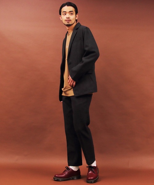 Beautiful Harmony（ビューティフルハーモニー）の「メルトンテーラードジャケット（テーラードジャケット・メンズ・チャコールグレー/ブラック/ネイビー/その他/その他1/ライトベージュ・MEDIUM/X-LARGE/LARGE）」の10枚目の写真