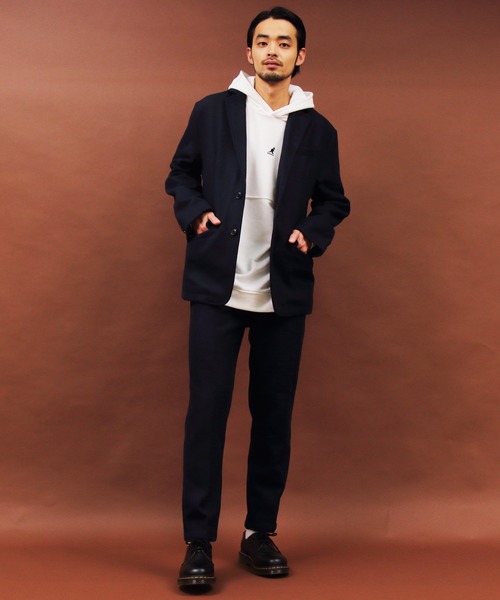 Beautiful Harmony（ビューティフルハーモニー）の「メルトンテーラードジャケット（テーラードジャケット・メンズ・チャコールグレー/ブラック/ネイビー/その他/その他1/ライトベージュ・MEDIUM/X-LARGE/LARGE）」の16枚目の写真