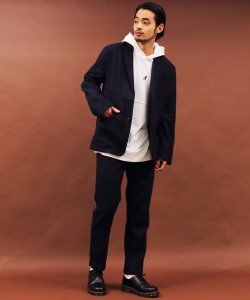 Beautiful Harmony（ビューティフルハーモニー）の「メルトンテーラードジャケット（テーラードジャケット・メンズ・チャコールグレー/ブラック/ネイビー/その他/その他1/ライトベージュ・MEDIUM/X-LARGE/LARGE）」の18枚目の写真