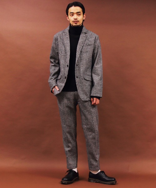 Beautiful Harmony（ビューティフルハーモニー）の「メルトンテーラードジャケット（テーラードジャケット・メンズ・チャコールグレー/ブラック/ネイビー/その他/その他1/ライトベージュ・MEDIUM/X-LARGE/LARGE）」の22枚目の写真