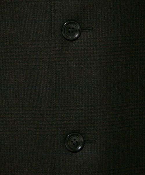 JOHN LAWRENCE SULLIVAN（ジョンローレンスサリバン）の「【JOHN LAWRENCE SULLIVAN】別注バルカラーコート / 1B036-0219-100（その他アウター・メンズ・ブラウン/グレー・44/46/48）」の5枚目の写真