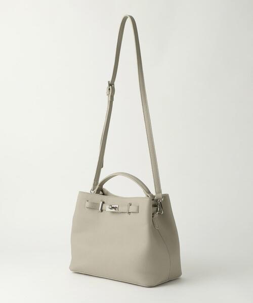 green label relaxing（グリーンレーベルリラクシング）の「CS ゴールド モチーフ 2WAY バッグ（ショルダーバッグ・レディース・その他1/ライトグレー/ライトブルー/ブラック・FREE）」の5枚目の写真