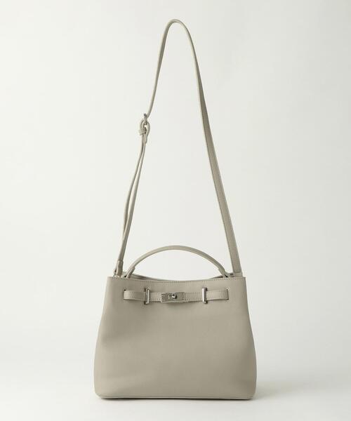 green label relaxing（グリーンレーベルリラクシング）の「CS ゴールド モチーフ 2WAY バッグ（ショルダーバッグ・レディース・その他1/ライトグレー/ライトブルー/ブラック・FREE）」の13枚目の写真