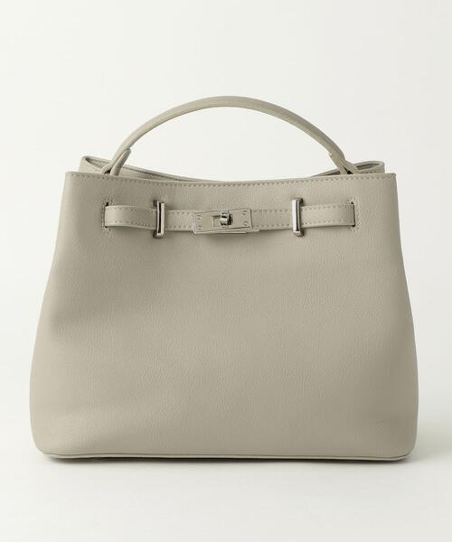 green label relaxing（グリーンレーベルリラクシング）の「CS ゴールド モチーフ 2WAY バッグ（ショルダーバッグ・レディース・その他1/ライトグレー/ライトブルー/ブラック・FREE）」の14枚目の写真