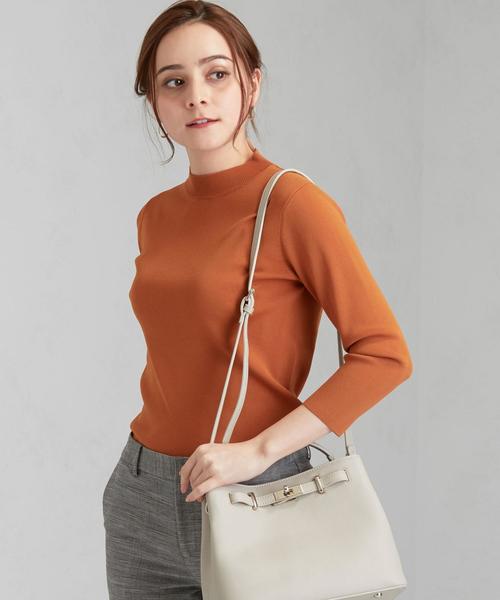 green label relaxing（グリーンレーベルリラクシング）の「CS ゴールド モチーフ 2WAY バッグ（ショルダーバッグ・レディース・その他1/ライトグレー/ライトブルー/ブラック・FREE）」の17枚目の写真