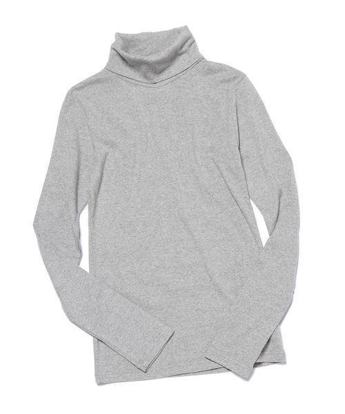 Ray BEAMS(レイビームス)の「Ray BEAMS / コットン フライス タートルネック(Tシャツ/カットソー・レディース・オフホワイト/シルバー/ブラック・ONE SIZE)」の14枚目の写真