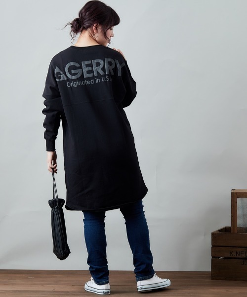 GERRY(ジェリー)の「◇GERRY◇プリントロングスウェット(スウェット・レディース・ブラック/ホワイト・FREE)」の2枚目の写真