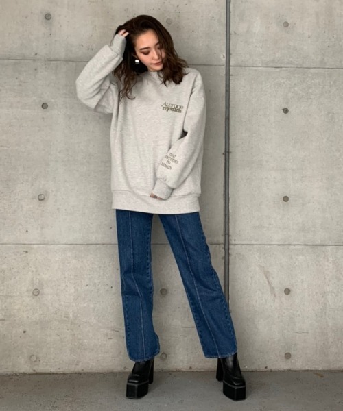 ENVYM（アンビー）の「センターシームデニムＰＴ（デニムパンツ・レディース・ブルー・M/S）」の8枚目の写真