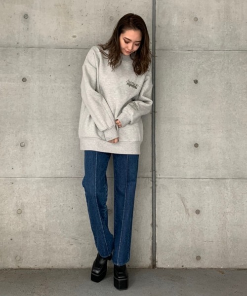 ENVYM（アンビー）の「センターシームデニムＰＴ（デニムパンツ・レディース・ブルー・M/S）」の7枚目の写真