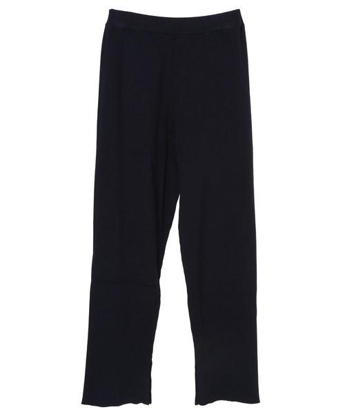 AMERICAN HOLIC（アメリカンホリック）の「リブニットワイドパンツ＊（その他パンツ・レディース・モカ/グレイッシュベージュ/ネイビー・M/L）」の10枚目の写真