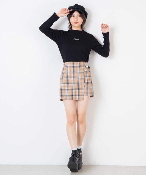 WEGO（ウィゴー）の「WEGO/ベルトラップスカパン（スカート・レディース・ブラック/グレー系その他2/ベージュ系その他2・FREE）」の11枚目の写真