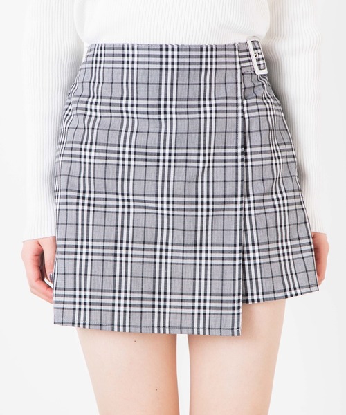 WEGO（ウィゴー）の「WEGO/ベルトラップスカパン（スカート・レディース・ブラック/グレー系その他2/ベージュ系その他2・FREE）」の16枚目の写真