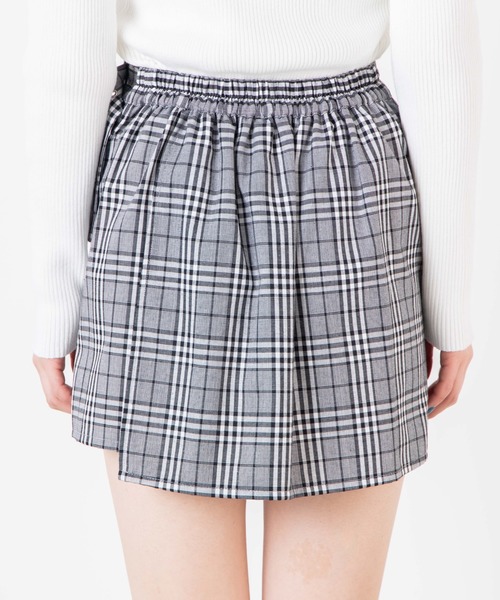 WEGO（ウィゴー）の「WEGO/ベルトラップスカパン（スカート・レディース・ブラック/グレー系その他2/ベージュ系その他2・FREE）」の18枚目の写真