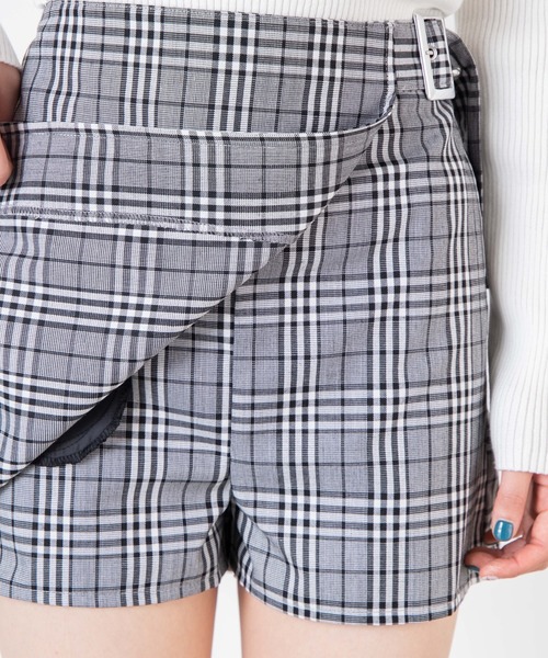 WEGO（ウィゴー）の「WEGO/ベルトラップスカパン（スカート・レディース・ブラック/グレー系その他2/ベージュ系その他2・FREE）」の14枚目の写真