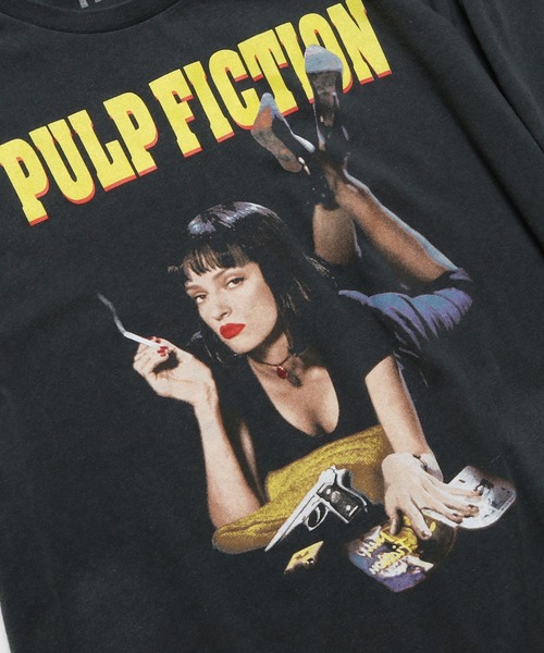 ROOPTOKYO（ループトウキョウ）の「【雑誌 SAFARI掲載アイテム】THRIFTY LOOK/スリフティルック THRIFTY"PULP FICTION"TEE 半袖Tシャツ ビッグシルエット（Tシャツ/カットソー・メンズ・ブラック系その他/ブラック/ブラック系その他2・L/XL/XXL）」の8枚目の写真