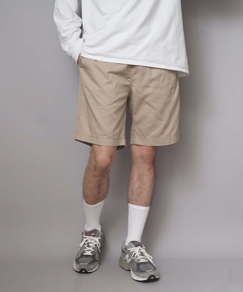 Champion（チャンピオン）の「【CHAMPION/チャンピオン】リアルな古着の表情を追求したガーメントウォッシュ加工 膝丈 ブランドロゴ入り ツイルショーツ Ｃ３－Ｈ５１８（その他パンツ・メンズ・ブラック/ベージュ/ネイビー/カーキ/ホワイト・MEDIUM/LARGE/X-LARGE）」の3枚目の写真