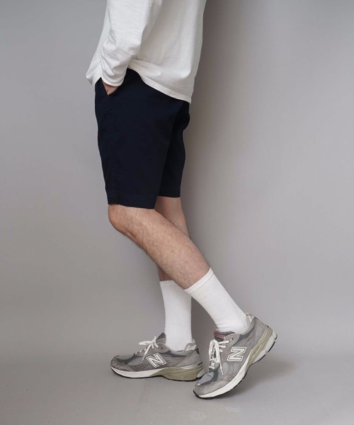 Champion（チャンピオン）の「【CHAMPION/チャンピオン】リアルな古着の表情を追求したガーメントウォッシュ加工 膝丈 ブランドロゴ入り ツイルショーツ Ｃ３－Ｈ５１８（その他パンツ・メンズ・ブラック/ベージュ/ネイビー/カーキ/ホワイト・MEDIUM/LARGE/X-LARGE）」の19枚目の写真