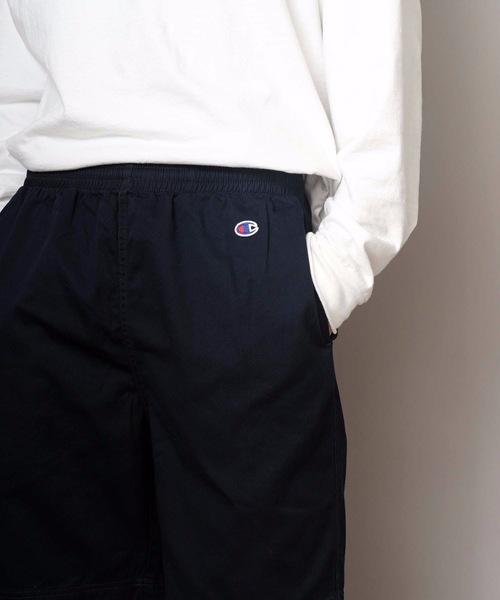 Champion（チャンピオン）の「【CHAMPION/チャンピオン】リアルな古着の表情を追求したガーメントウォッシュ加工 膝丈 ブランドロゴ入り ツイルショーツ Ｃ３－Ｈ５１８（その他パンツ・メンズ・ブラック/ベージュ/ネイビー/カーキ/ホワイト・MEDIUM/LARGE/X-LARGE）」の16枚目の写真