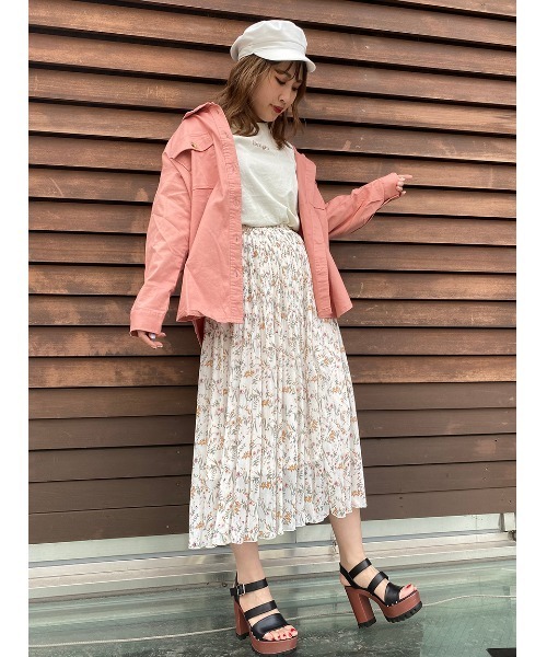 one way（ワンウェイ）の「ＣＰＯシャツムジ（シャツ/ブラウス・レディース・ホワイト/ダークグリーン/ベージュ/ピンク・FREE）」の4枚目の写真