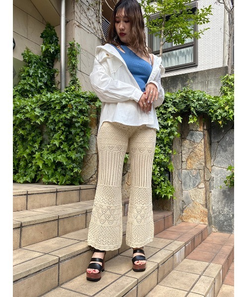 one way（ワンウェイ）の「ＣＰＯシャツムジ（シャツ/ブラウス・レディース・ホワイト/ダークグリーン/ベージュ/ピンク・FREE）」の18枚目の写真