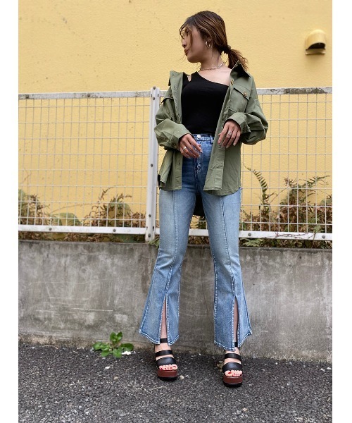 one way（ワンウェイ）の「ＣＰＯシャツムジ（シャツ/ブラウス・レディース・ホワイト/ダークグリーン/ベージュ/ピンク・FREE）」の22枚目の写真