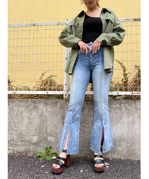 one way（ワンウェイ）の「ＣＰＯシャツムジ（シャツ/ブラウス・レディース・ホワイト/ダークグリーン/ベージュ/ピンク・FREE）」の16枚目の写真