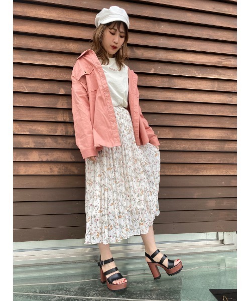 one way（ワンウェイ）の「ＣＰＯシャツムジ（シャツ/ブラウス・レディース・ホワイト/ダークグリーン/ベージュ/ピンク・FREE）」の8枚目の写真