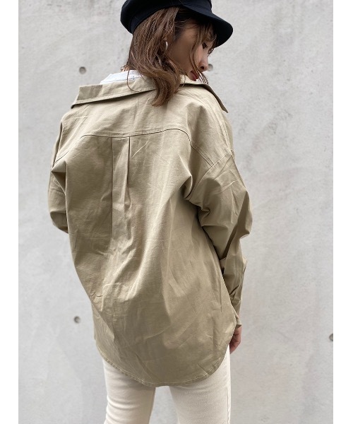 one way（ワンウェイ）の「ＣＰＯシャツムジ（シャツ/ブラウス・レディース・ホワイト/ダークグリーン/ベージュ/ピンク・FREE）」の21枚目の写真