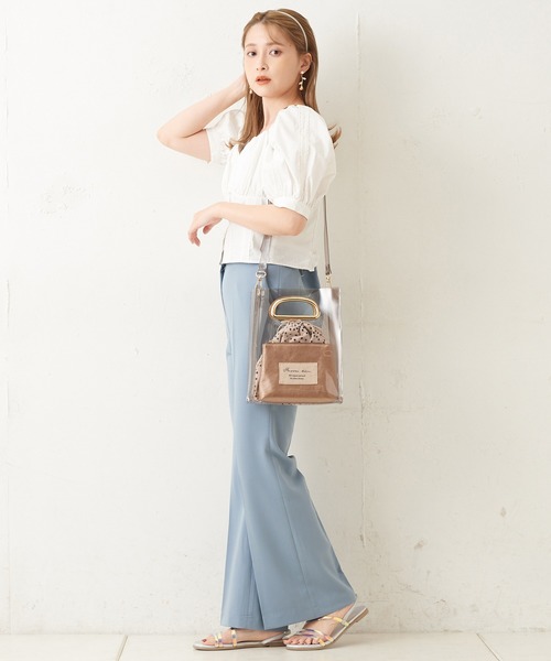 one after another NICE CLAUP(ワンアフターアナザーナイスクラップ)の「カラースラックスパンツ(スラックス・レディース・グレー/ピンク/ブルー/ライトピンク・SMALL/MEDIUM)」の14枚目の写真