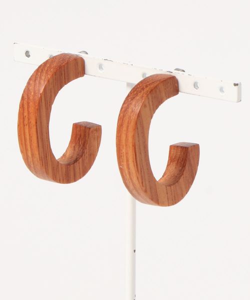 LOWRYS FARM（ローリーズファーム）の「ウッドデザインピアス　885973（ピアス（両耳用）・レディース・その他1/その他2/その他3・FREE）」の3枚目の写真