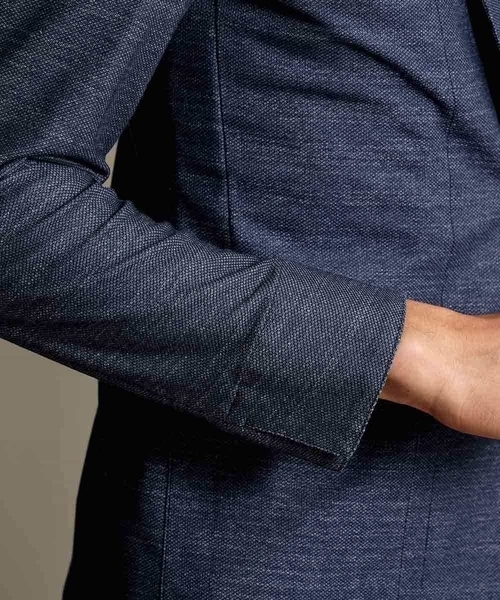 MICHEL KLEIN HOMME   （ミッシェルクランオム）の「カノコジャガード（カットジャケット）（テーラードジャケット・メンズ・ネイビー/ブラック・SMALL/MEDIUM/LARGE/X-LARGE/48/46）」の9枚目の写真
