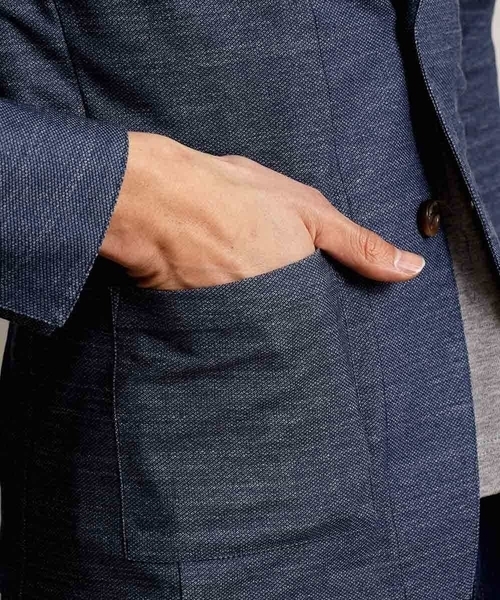 MICHEL KLEIN HOMME   （ミッシェルクランオム）の「カノコジャガード（カットジャケット）（テーラードジャケット・メンズ・ネイビー/ブラック・SMALL/MEDIUM/LARGE/X-LARGE/48/46）」の10枚目の写真