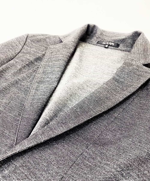 MICHEL KLEIN HOMME   （ミッシェルクランオム）の「カノコジャガード（カットジャケット）（テーラードジャケット・メンズ・ネイビー/ブラック・SMALL/MEDIUM/LARGE/X-LARGE/48/46）」の18枚目の写真
